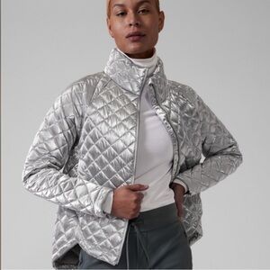 Athleta whisper featherless puffer jacket